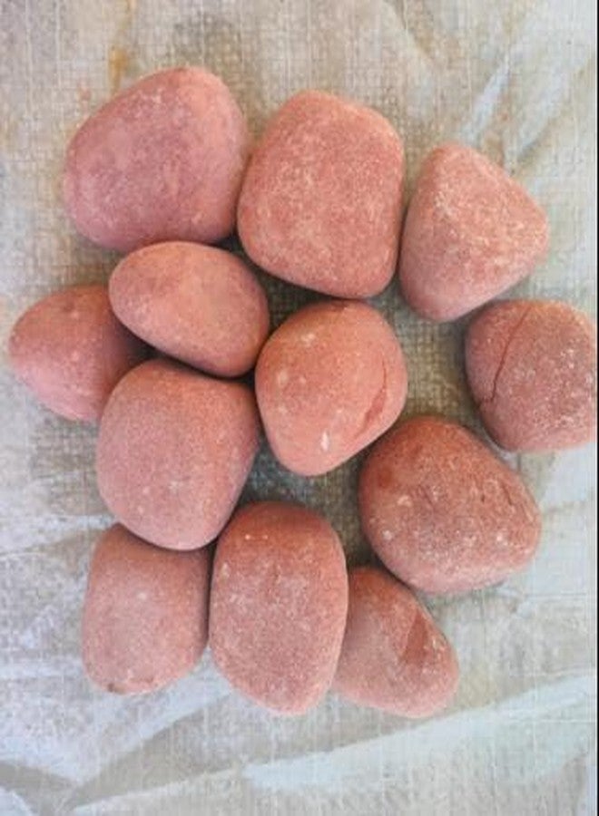 Bum Bum Bhole 2Kg Pebbles for Garden Decor Plant Home Decor Backyard Patio Pathway Indoor and Outdoor Gravel Soil Stone Pebbles Decoration Fish Tank Substrate Size - 1.5"- 3" - Image 1